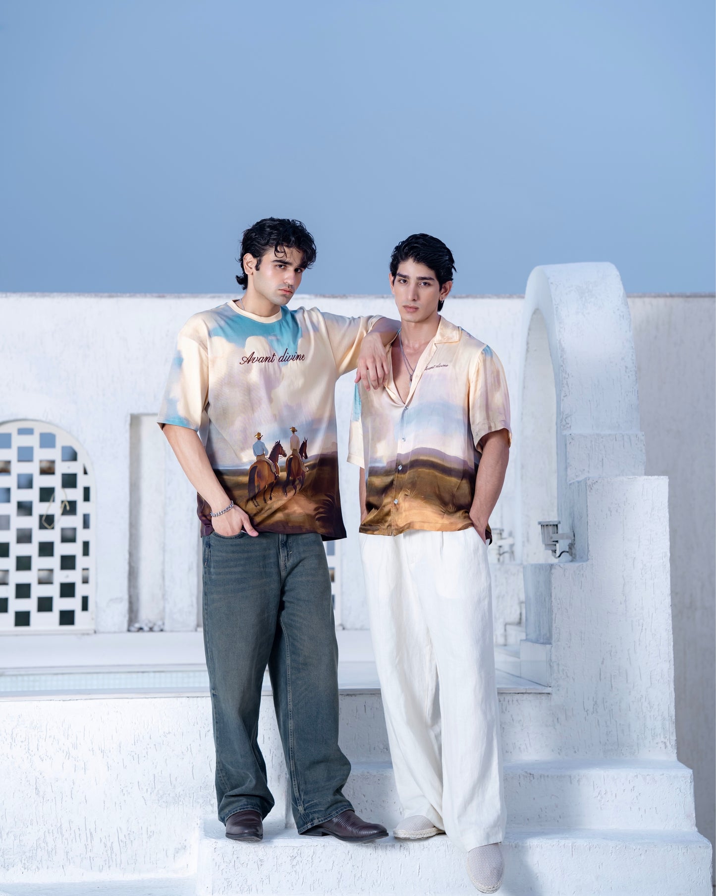 Golden Hour Silk Shirt