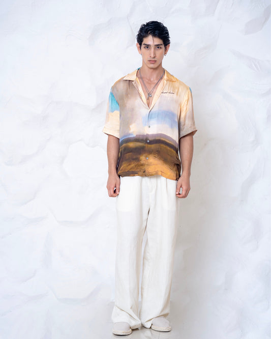 Golden Hour Silk Shirt