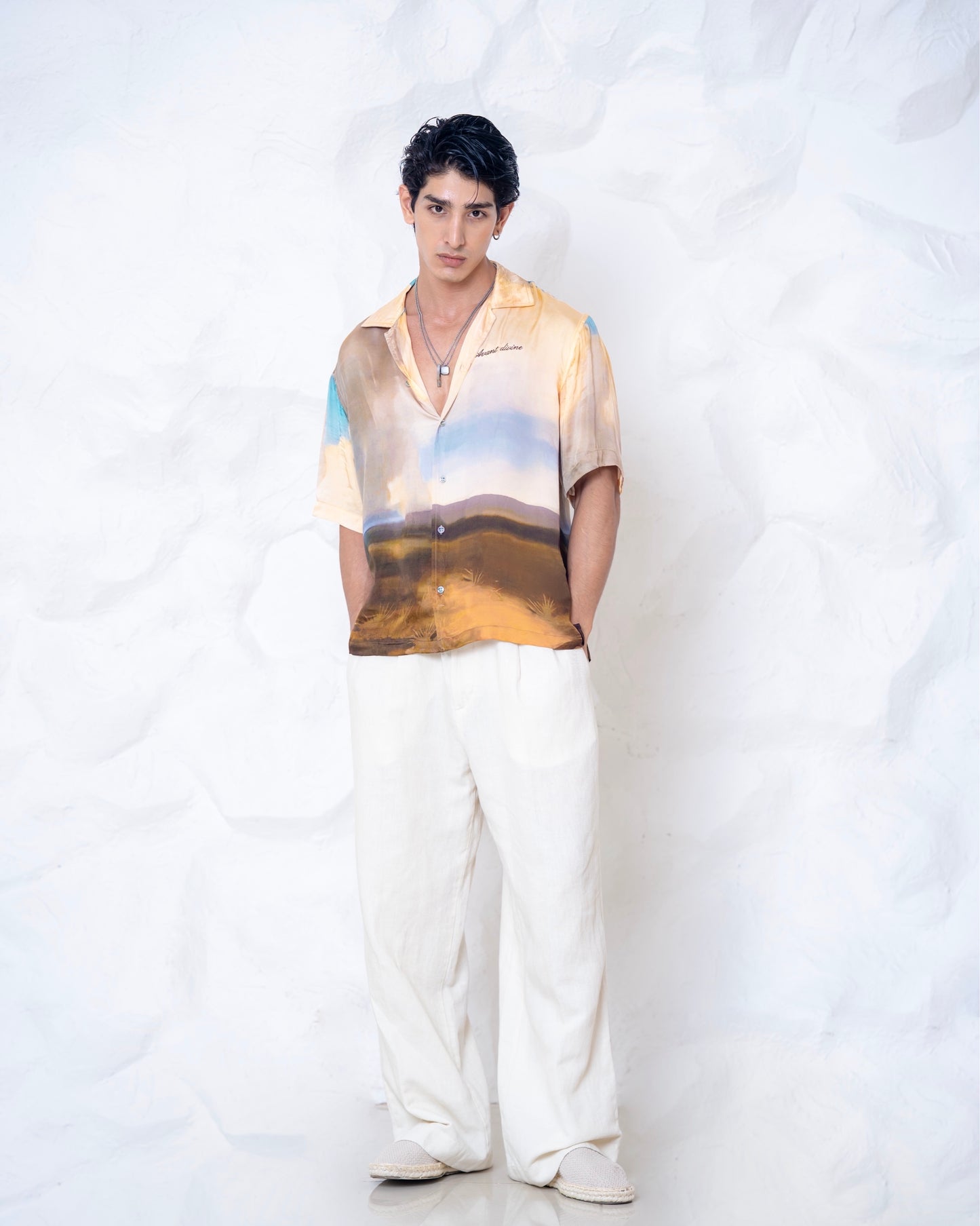 Golden Hour Silk Shirt
